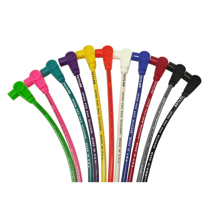Taylor Cable Spark Plug Wire Set Spiro-Pro Mopar V8 74271 Taylor Cable Spark Plug Wire Set Spiro-Pro Mopar V8 74271