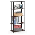 thumbnail image 3 of Furinno Turn-N-Tube 5 Tier Multipurpose Rack Organizer, Dark Cherry/Black, 3 of 4