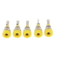 thumbnail image 1 of Miulika 5Pieces 2mm Banana Jack Binding Post Nut For Multimeter Banana Socket Connector yellow, 1 of 7