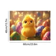 thumbnail image 3 of Yyuenw Easter Decorations, Easter Welcome Mat Absorbent Doormat Front Door Rug Holiday Chickens Designs Non Slide Indoor Outdoor Waterproof Doormat for Spring Decor Home Entryway, 3 of 6