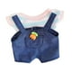 thumbnail image 3 of Ropa de muñeca de peluche de 20 cm, ropa de animales de peluche, ropa suave mono zanahoria, 3 of 9