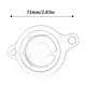 thumbnail image 3 of Motorcycle Transparent Engine Oil Filter Cover For Crf250r Crf250rx 2019-2023 Crf450x, 3 of 5
