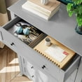 thumbnail image 5 of Dresser for Bedroom,Tall Dresser with 5 Deep Drawers & Metal Knobs, Modern Wooden Chests of Drawers for Living Room, Hallway, Closet, 5 of 7