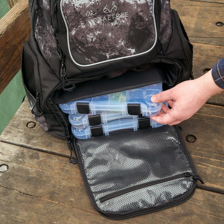 Realtree Deluxe Fishing Tackle Backpack, Midnight - Walmart.com