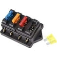 thumbnail image 6 of Fuse Car 4 Way Circuit Standard ATO Blade Fuse Box Block Holder 12V/24V+4 Way Fuse, 6 of 6