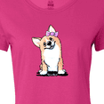thumbnail image 4 of Inktastic Corgi Puppy Girl Women's T-Shirt, 4 of 5