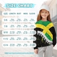 thumbnail image 7 of Xoenoiee Jamaica Flag Camo Music Note Print Girls Oversized Sweatshirt Drop Shoulder Long Sleeve Crewneck Pullover, Loose Fit Casual Fall Top Y2K Winter Outfits, 5-6 Years, 7 of 7