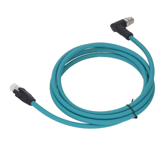 Cable Ethernet CAT6A, Blindaje De Doble Capa M12 A Cable Macho RJ45 2 Metros Menos Interferencias Para Control Automático
