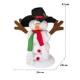 thumbnail image 5 of Walbest Singing And Dancing Snowman Plush Toy Musical Santa Claus Doll with Christmas Songs for Kids Rocking Snowman Decoration, 5 of 7