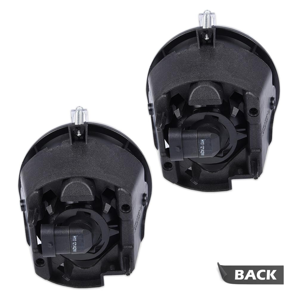 CROSSDESIGN Fog Lights Fog Lamp Fit for Commander Jeep 2006-2010/Grand Cherokee 2005-2010