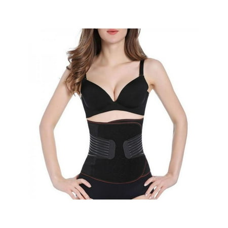 Topumt New Women Solid Thin Postpartum Abdomen Girdle Adjustable Waist Body Shaping Belt Body