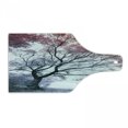 thumbnail image 1 of Tree Cutting Board, Photo with Dramatic Nature Scenery of Abstract Colorful Leafy Tree and Calm Pond, Decorative Tempered Glass Cutting and Serving Board, in 3 Sizes, by Ambesonne, 1 of 2