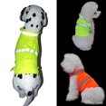 thumbnail image 3 of Worallymy Chaleco reflectante para mascotas Ropa de abrigo para mascotas de alta visibilidad fluorescente de seguridad nocturna Worallymy JD735811258, 3 of 7