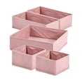 thumbnail image 2 of Non-Woven Fabric Drawer Organizer Bins, Foldable Storage Boxes for Clothes, Underwear, Socks, Set of 5, 11 x 5 x 5.5 Inches, 2 of 6