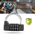 thumbnail image 6 of LYUMO 4 Dial Digit Code Combination Padlock Travel Suitcase Gym Locker Security Password Lock,Password Lock, Door Password Lock, 6 of 8