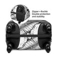 thumbnail image 4 of Easygdp Skull And Palm Leaves Double-Sided Printed Elastic Suitcase Protective Cover,Invisible Zipper, Business Trip Luggage Cases,Washable And Resistant To Falling -X-Large, 4 of 9