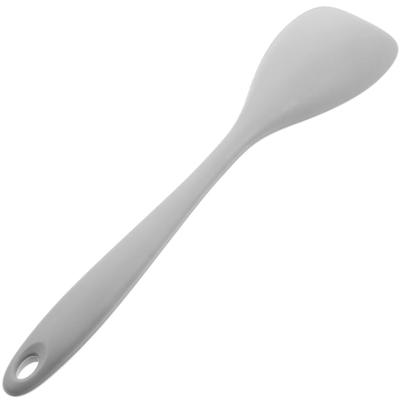 STOBOK Household Kitchen Silicone Spatula Nonstick Multi Function Cooking Tool in Grey Color