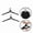 Black, variant on Portable Foldable Travel Hangers - Ultralight Aluminum Alloy Clothing Hanger - Compact & Non-Slip Design for Camping, Business Trips, Hotel & Outdoor Use