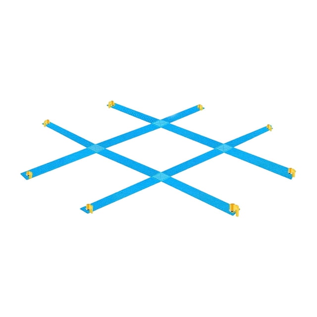 Juego de lanzar y lanzar TAC Toe grande, juego de ingenio, clásico, grande, 1,13 m x 1,13 m, para césped azul A