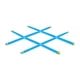 thumbnail image 1 of Juego de lanzar y lanzar TAC Toe grande, juego de ingenio, clásico, grande, 1,13 m x 1,13 m, para césped azul A, 1 of 6