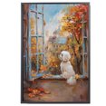 thumbnail image 2 of Canvas Wall Art for Living Room - Bernese Mountain Dog Poster Print Vintage Home Decor Pets Oil Painting Autumn Room Decor, 2 of 6