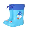 thumbnail image 5 of Nueva gran oferta de Botas de lluvia para niños de temporada, botas de bebé extraíbles con forro polar a media pantorrilla, pegamento antideslizante para niños y niñas, 5 of 5