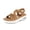 Brown, variant on Pennysue Women Air Cushioned Walking Sandals Comfortable Ankle Strap Support Casual Daily Dress Sandals Platform Shoes