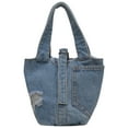 thumbnail image 1 of Bolso de mezclilla para mujer Bolso de mezclilla portátil Bolso de mezclilla de estilo casual Monedero de mezclilla vintage, 1 of 4