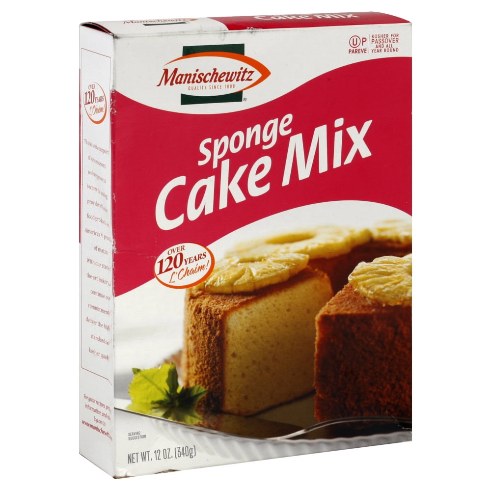 Manischewitz Cake Mix, Sponge, 12 Oz