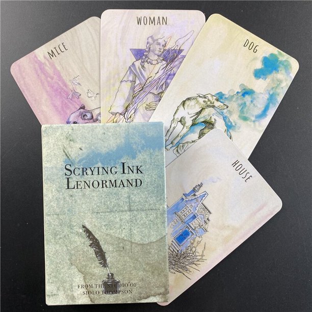 Cartas de oráculo Dolphin, juegos de mesa de Tarot en inglés completo, PDF, adivinación, entretenimiento del destino Fivean unisex