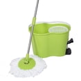 thumbnail image 4 of Microfiber Spinning Mop Easy Floor Mop 2 Heads 360 Rotating Head  W/ Bucket, 4 of 8
