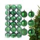 thumbnail image 3 of Adornos de bolas para árbol de Navidad, 36 bolas para árbol de Navidad, 6 diseños, adornos decorativos irrompibles para árbol de Navidad, 3 of 5