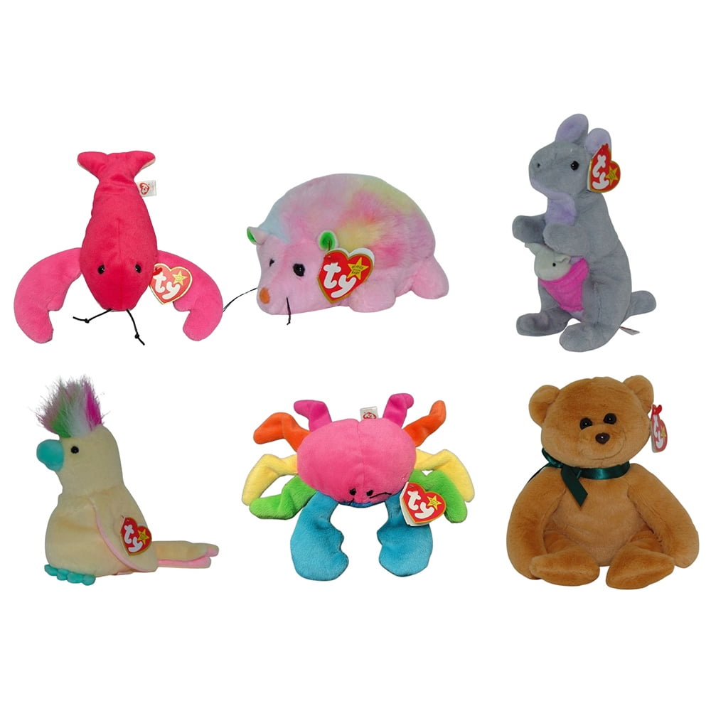 TY Beanie Babies - Complete Set of 12 Zodiac Animals, Mint