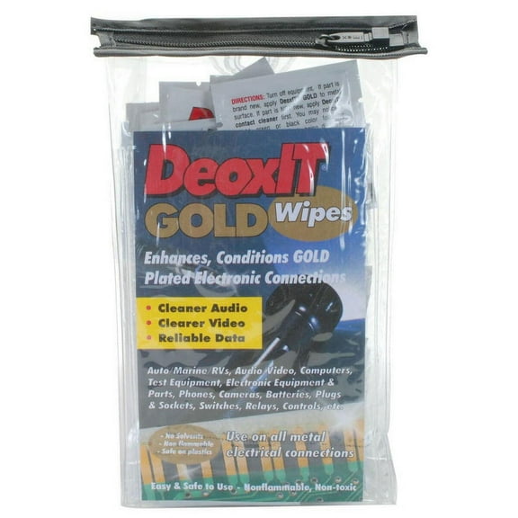 CAIG DeoxIT GOLD K-G1W-50 Wipes 50 Pieces