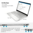 thumbnail image 4 of HP 15.6 inch Screen FHD Laptop, Intel Core i5-1135G7 4-Core(Up to 4.2GHz), 16GB RAM, 1TB SSD, WiFi, Bluetooth, Iris Xe Graphics, Natural Silver, Windows 11 Home with Mazepoly Accessories, 4 of 5