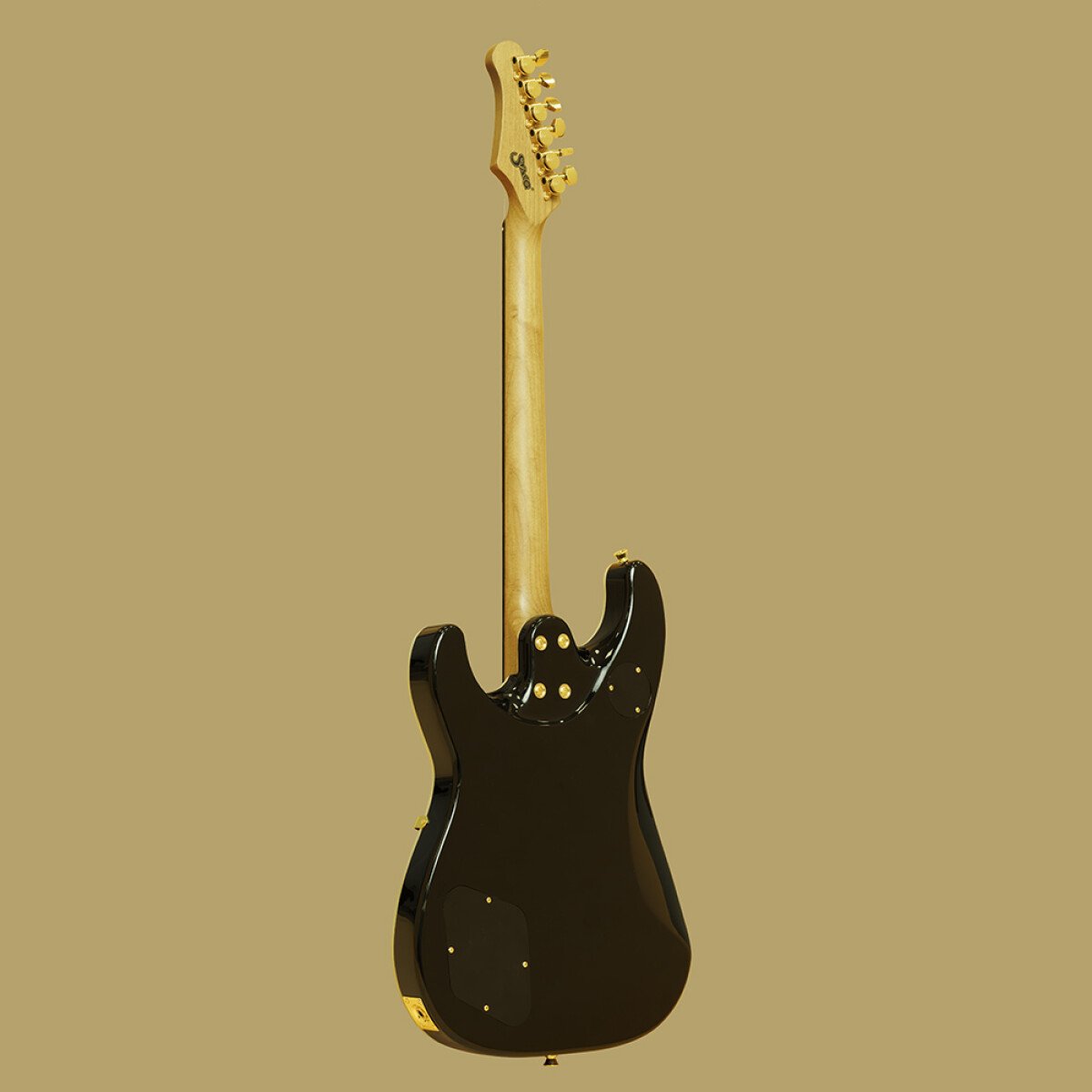 Stagg 30th Anniversary Legacy Mahogany HH Electric Guitar Black  30TH-LEGACY-BLK