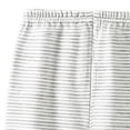 thumbnail image 5 of BXJX Girls Cotton Thermal Pants, Casual Fleece Lined Elastic Waist Stretchy Kids Loungewear Pants Gray Size 7-8 T, 5 of 6