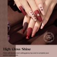 thumbnail image 3 of Set de esmaltes en gel Beetles College Style, 6 colores para otoño e invierno, 3 of 8