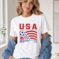 thumbnail image 4 of Jollimate United States Of America Soccer Club T-Shirt, USA Fan Girl Shirt, Soccer Lover Gift, 4 of 6