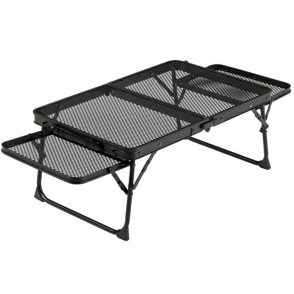 3 Ft Portable Picnic Table With Wing Panels Camping Small Outdoor Foldable Table Patio Camp Folding