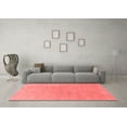thumbnail image 3 of Ahgly Company Indoor Rectangle Solid Red Modern Area Rugs, 8' x 12', 3 of 4