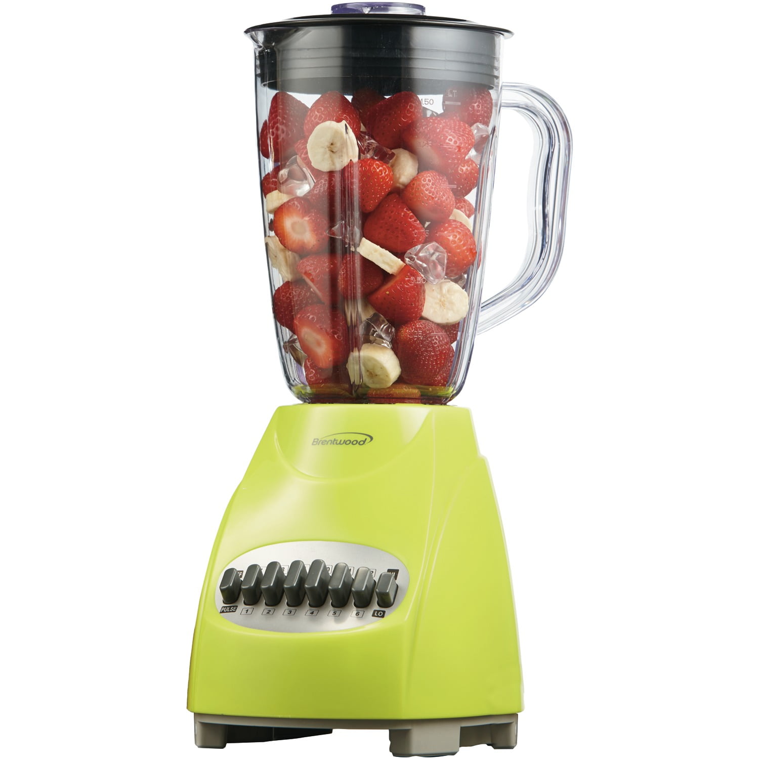 Brentwood 350 W 50 oz 12-Speed + Pulse Blender, Lime Green