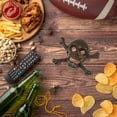 thumbnail image 3 of Metal Skull & Crossbones Beer Soda Bottle Opener Wall Mount Home Bar Pub Halloween Decor, 3 of 7