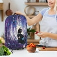 thumbnail image 3 of FKELYI Purple Lavender Cat Butterfly Print Blender Dustproof Cover Food Processors Dust Cover Anti Splash Stand Mixer Appliance Protector Covers for Coffee Maker, 3 of 6