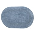 thumbnail image 3 of Chesapeake Bath essential Blue Jay cotton oval Rug (19"x29"), 3 of 4