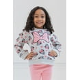 thumbnail image 2 of Disney Minnie Mouse Toddler Girls Pullover Fleece Sweatshirt and Leggings Outfit Set, 2 of 5