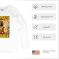 thumbnail image 6 of Champanzini Bananini Women's Long Sleeve T-shirt Fun Italian Brainrot Gen Z Alpha Meme, 6 of 7