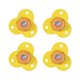 thumbnail image 1 of Ruedas universales para muebles Rueda adhesiva para electrodomésticos Amarillo 4 piezas Hugtrwg Para estrenar, 1 of 8