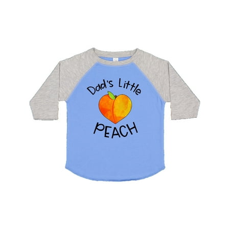 

Inktastic Dad s Little Peach Cute Peach Heart Gift Toddler Boy or Toddler Girl T-Shirt