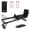 Black CY-S1001, variant on Shininglove Foldable Reformer Pilates Machine for Home Use, Adjustable Resistance with Springs & Straps, Supports up to 250 lbs